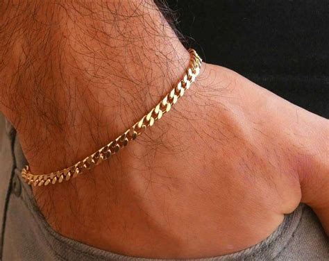 Men S Bracelet Men S Gold Bracelets Men S Etsy Goldjewelry