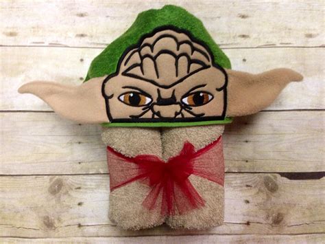 Star Wars Yoda Baby Hooded Towel Yoda Hooded Towels For Kids