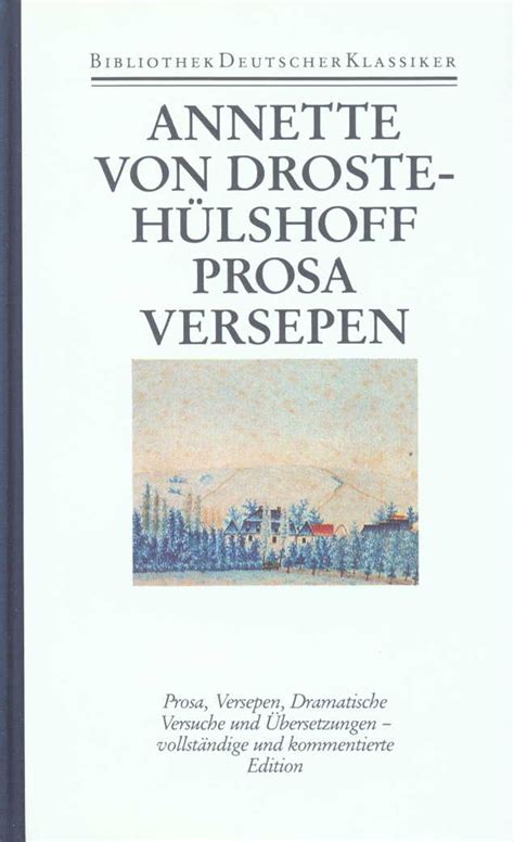 S Mtliche Werke In Zwei B Nden Buch Von Annette Von Droste H Lshoff