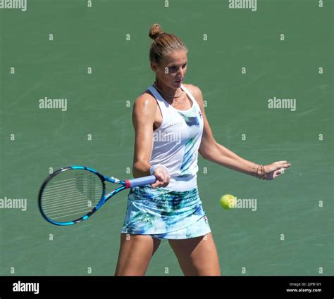 August Karolina Pliskova Cze Defeated Venus Williams Usa