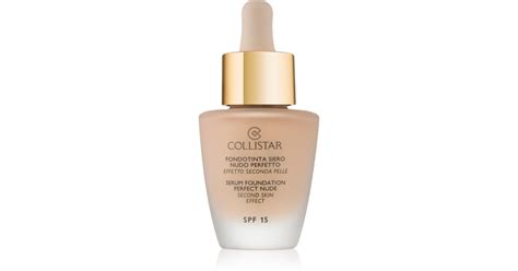 Collistar Serum Foundation Perfect Nude Brightening Foundation For A Natural Look SPF