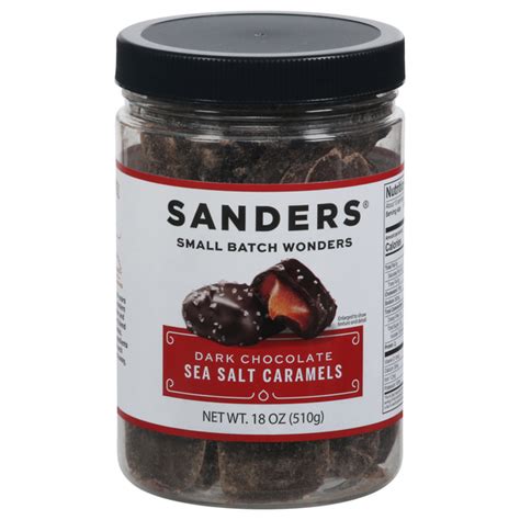 Save On Sanders Dark Chocolate Sea Salt Caramels Order Online Delivery