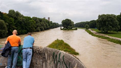 Hochwassergefahr In M Nchen Experte Erkl Rt Spezielle Lage An Der Isar