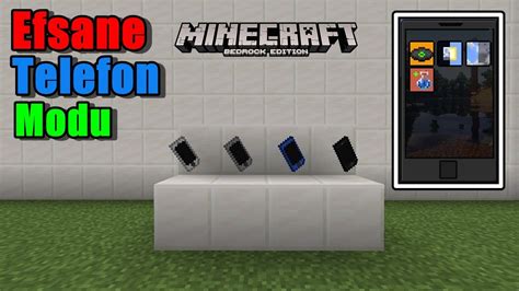 EFSANE TELEFON MODU Minecraft Bedrock Edition 1 18 Sürüm YouTube