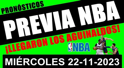 HUBO JUGADA MILLONARIA MIÉRCOLES 22 11 2023 NBA 14 JUEGOS JORNADA