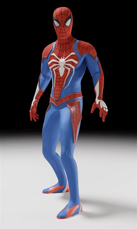 Spider Man Advanced Suit Ps Finished Projects Blender Artists