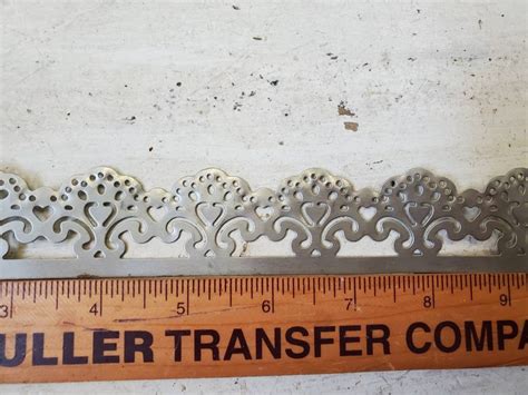 3 Feet Metal Lace Ribbon Filigree Edging Decorative Trim For Etsy