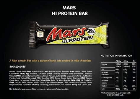 Mars Hi Protein Bar 12 X 59g High Protein Energy Snack With Caramel