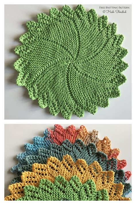 Round Dishcloth Free Knitting Patterns - Knitting Pattern