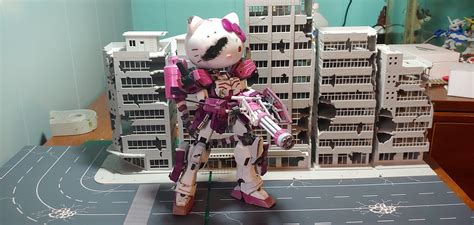 I Thought Itd Be Fun To Celebrate Hello Kitty And Gundams