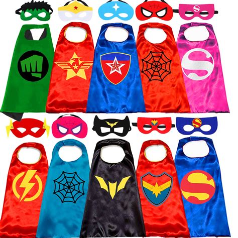 Superhero Capes And Mask For Kids Double Edged Superhero