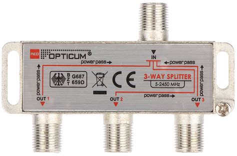 Opticum Ri F Sat Opti Rozga Nik Splitter Wej Cie Wyj Cia Mdh