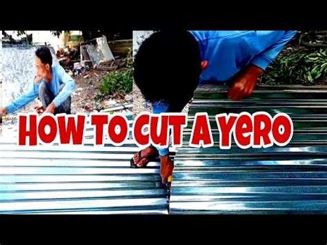 TIPS KUNG PAANO ANG TAMANG SUKAT AT PUTOL NG YERO How To Cut A Yero