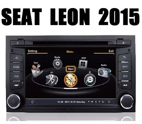 Estereo Navegador Seat Leon 2015 Gps Dvd Bluetooth IPod 3g 11 000