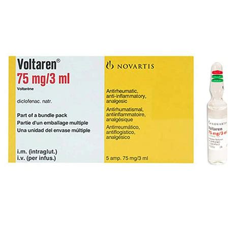 Voltaren 75mg 3ml Hộp 5 Ống Điều Trị Xương Khớp