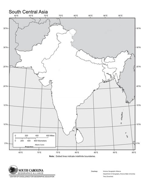 South Central Asia Map Diagram | Quizlet