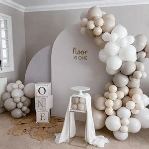 Nude Balloon Arch Kit First Birthday Garland Balloons DIY Balloon Garland Kit Baby Shower