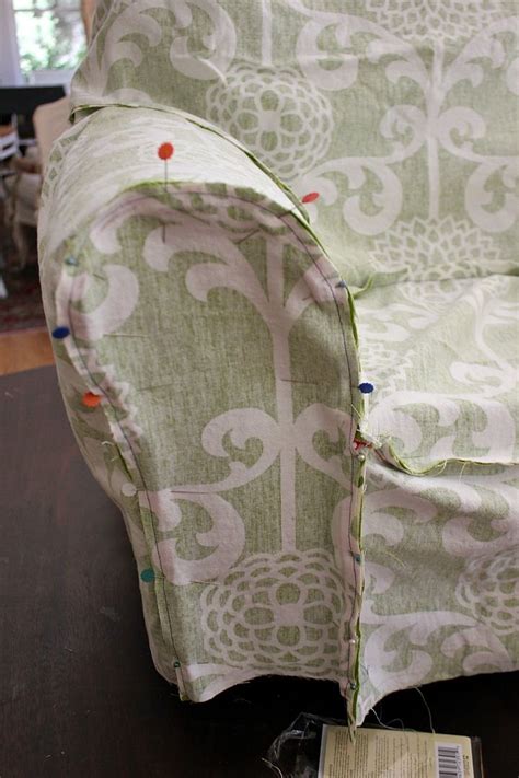 Armchair Slipcover Tutorial Upholstery Diy Armchair Slipcover