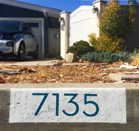 curb address painting stencils - Angla Blaylock