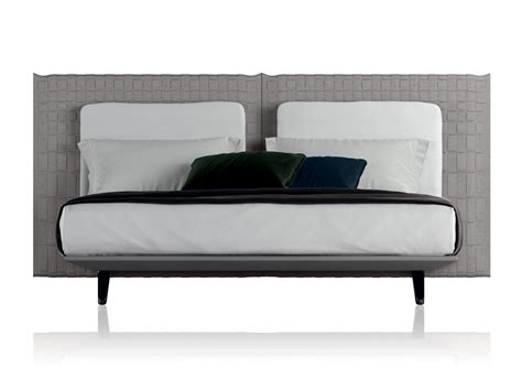 Campus Double Bed With Upholstered Headboard By Natuzzi Italia Design