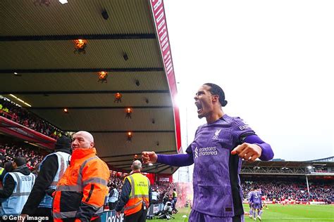 Virgil Van Dijk Films Liverpool S Mad Celebrations On Camera Phone