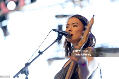 Singer Mitski Performs Onstage At The Gobi Tent During Day 2 Of The