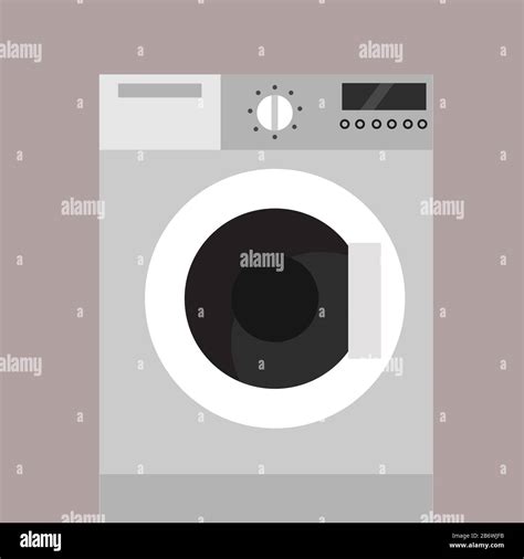 Washing Machine Illustration Vector On White Background Stock Vector Image And Art Alamy