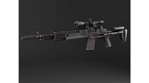 M14 EBR sniper rifle