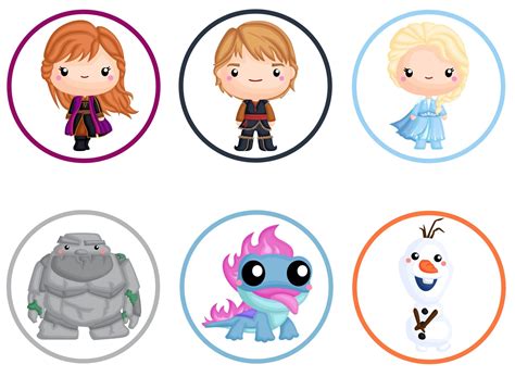 Disney Frozen 2 Cupcake Toppers FREE Disney Printable