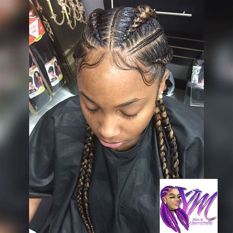 Feed In Braids Big Box Braids Hairstyles Goddess Braids Hairstyles African Braids Hairstyles