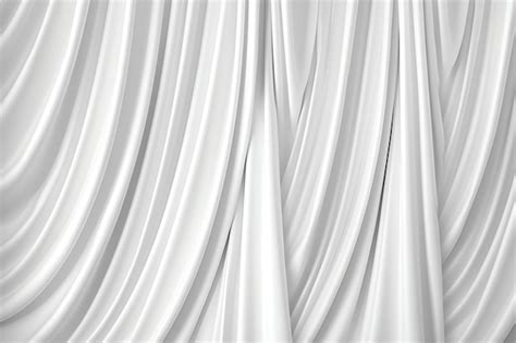 Premium AI Image | A white curtain background