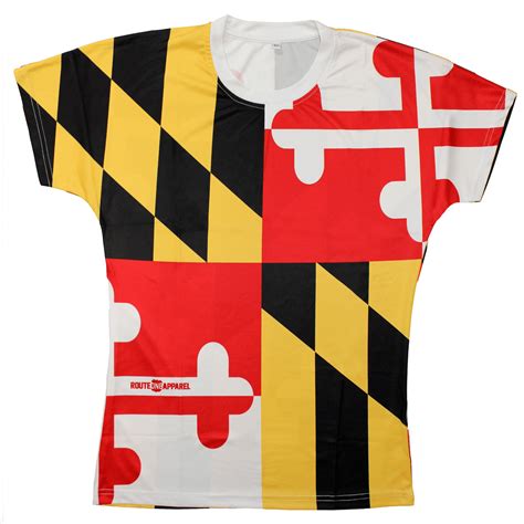 Maryland Flag Wicking Shirt – Route One Apparel