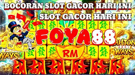 Bocoran Slot Gacor Hari Ini Mahjong Ways Info Bocoran Slot Gacor