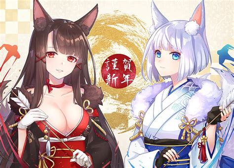 Anime Chicas Anime Azur Lane Akagi Azur Lane Kaga Kancolle