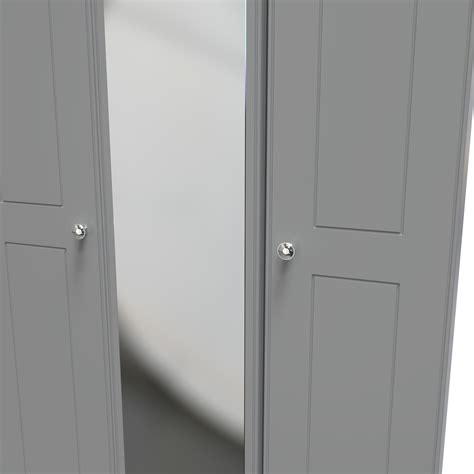 Victoria Ready Assembled Triple Mirror Wardrobe