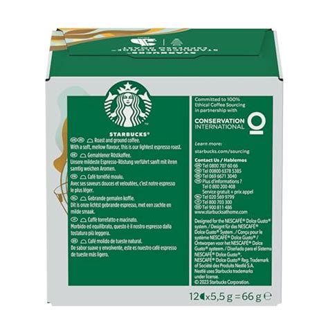 STARBUCKS Blonde Espresso Pods For Dolce Gusto