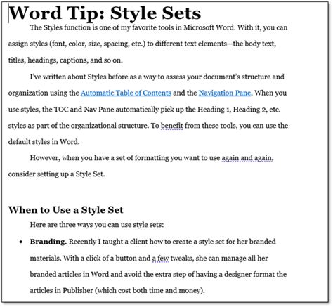 How To Save Style Set In Word Visitvlero