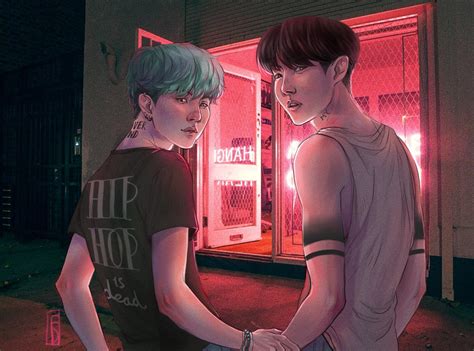 Yoonseok Sope Fanart Cr Feelfeli Imagens Bts Yoonseok Bts Desenho