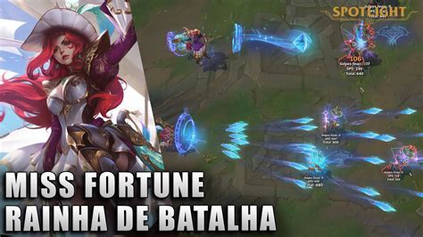 Miss Fortune Rainha De Batalha Skin Spotlight PREVIA YouTube