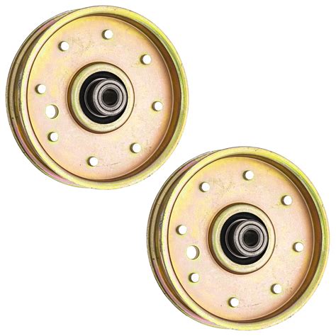 8TEN Flat Idler Pulley For Cub Cadet MTD RZT50 01004081 756 1229 2 Pack