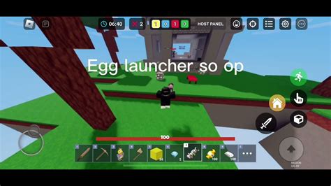 The Egg Launcher Is Op How To Do More Damage In Roblox Bed Wars Youtube