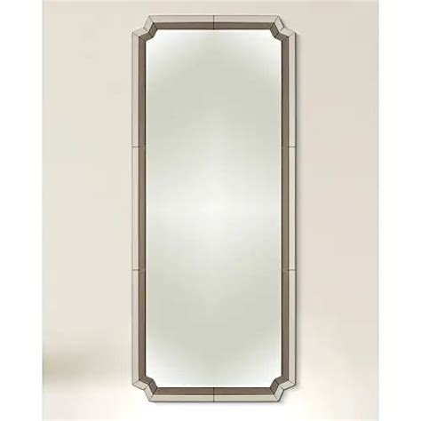 Aurora Grey Full Length Glass Wall Mirror Oliver Bonas Mirror Wall