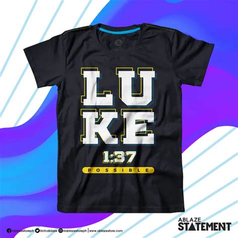 Ablaze Statement Luke 1 37 Possible Lazada PH