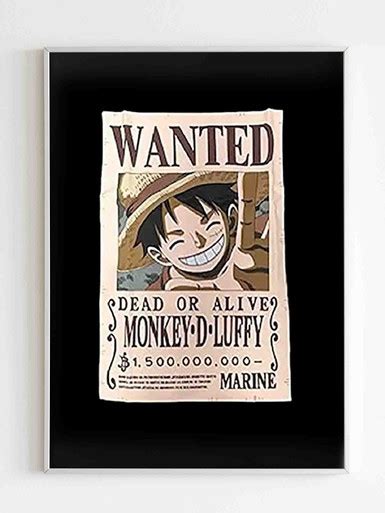 One Piece Luffy Bounty Poster