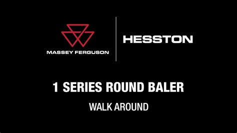 Walk Around Hesston By Massey Ferguson Series Round Balers Youtube