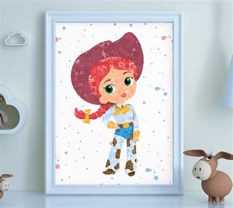 Jessie Toy Story - Nursery Wall Decor - Digital Baby Room Poster ...