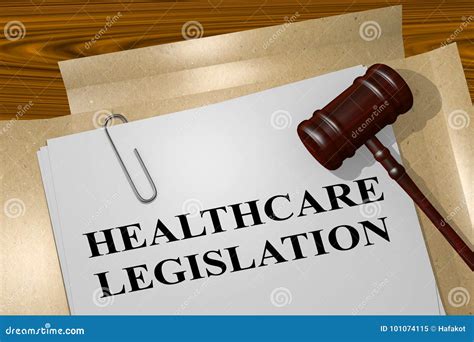 Healthcare Legislation Concept Stock Illustration Illustration Of