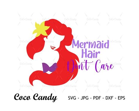 The Logo For Mermaid Hair Dont Care