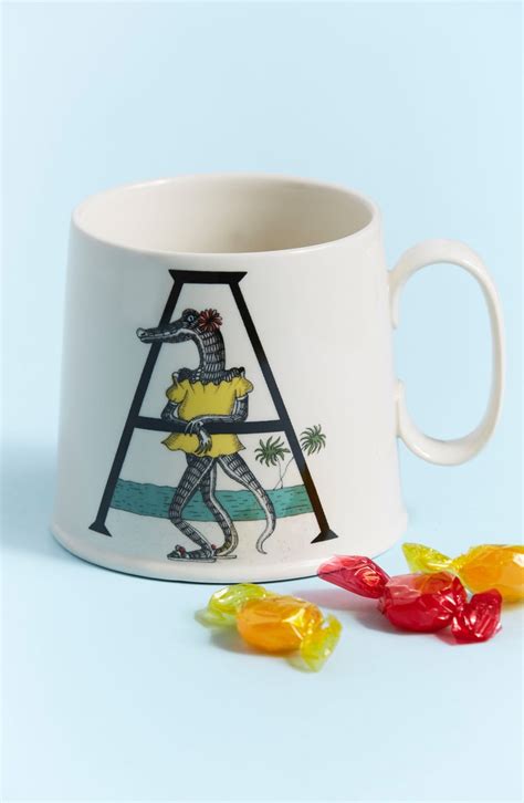 Anthropologie - Alphabet Monogram Mugs Only $5 Shipped - Budget Savvy Diva