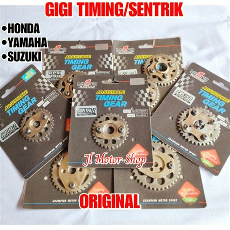 Jual GEAR GIGI SENTRIK GIGI TIMING GESER BEAT SCOOPY SPACY KARBU